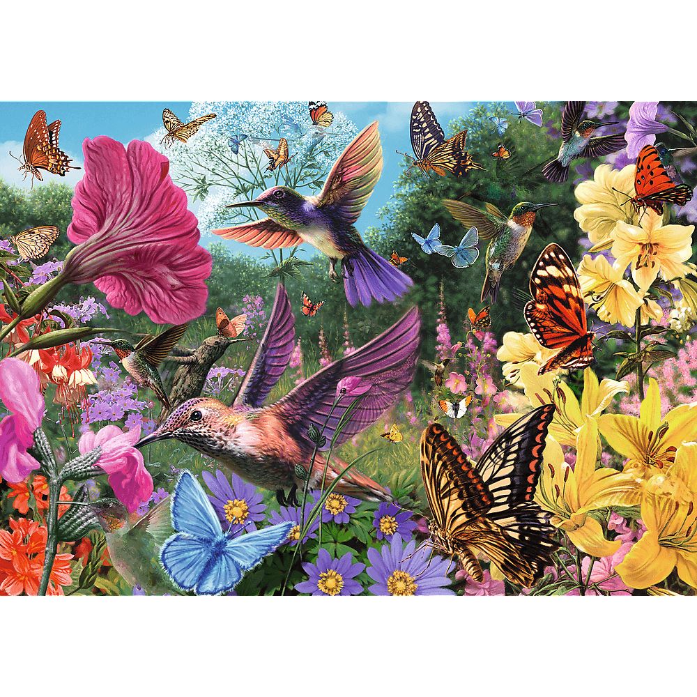 Trefl: Tea Time: Hummingbird Garden - 1000pc Jigsaw Puzzle