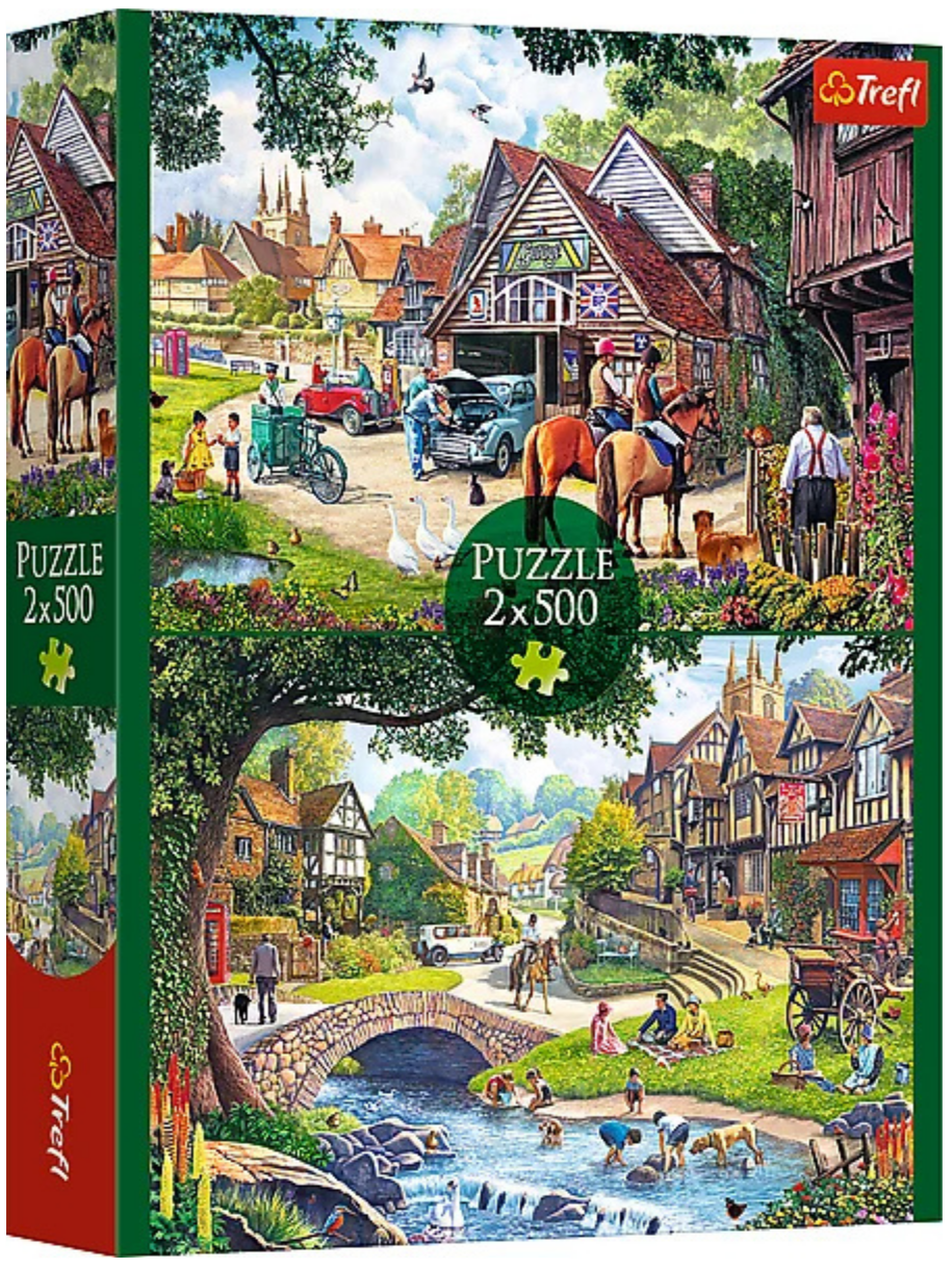 Trefl: Idyllic life - 2x500pc Jigsaw Puzzle