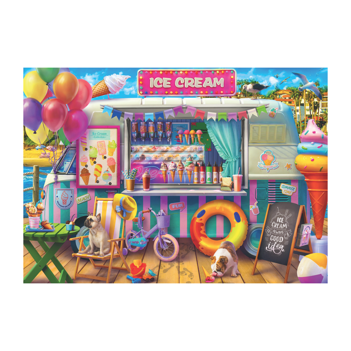 Trefl: Summer time - 2x500pc Jigsaw Puzzle