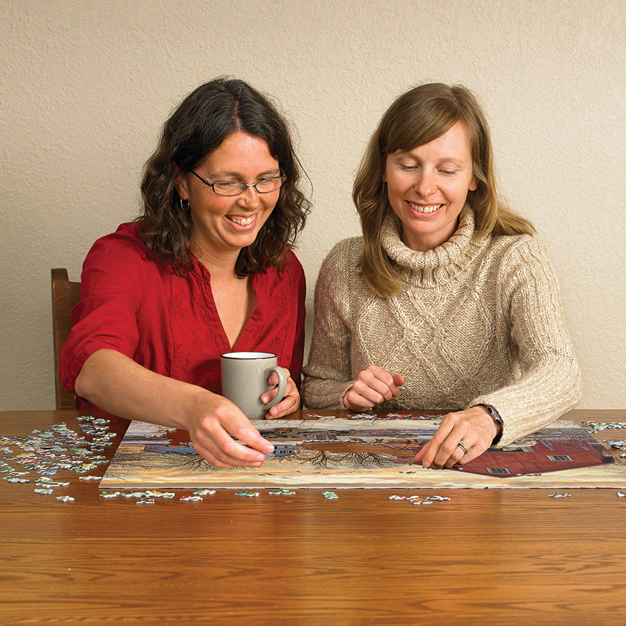 Cobble Hill Winter On The Farm Jigsaw Puzzle - 1000 Piece