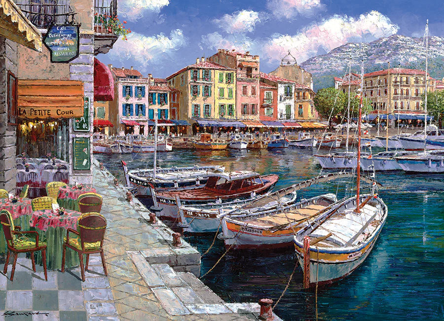 Cobble Hill: Cafe in Cassis 1000pc Puzzle