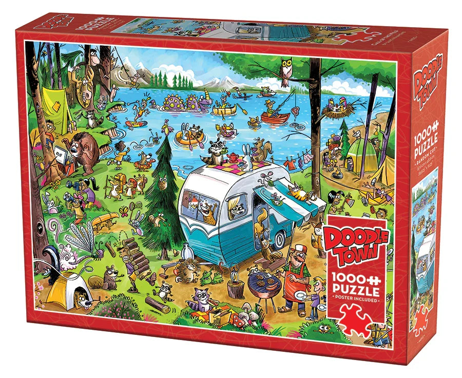 Cobble Hill: Doodle Town Call of the Wild Puzzle - 1000pc