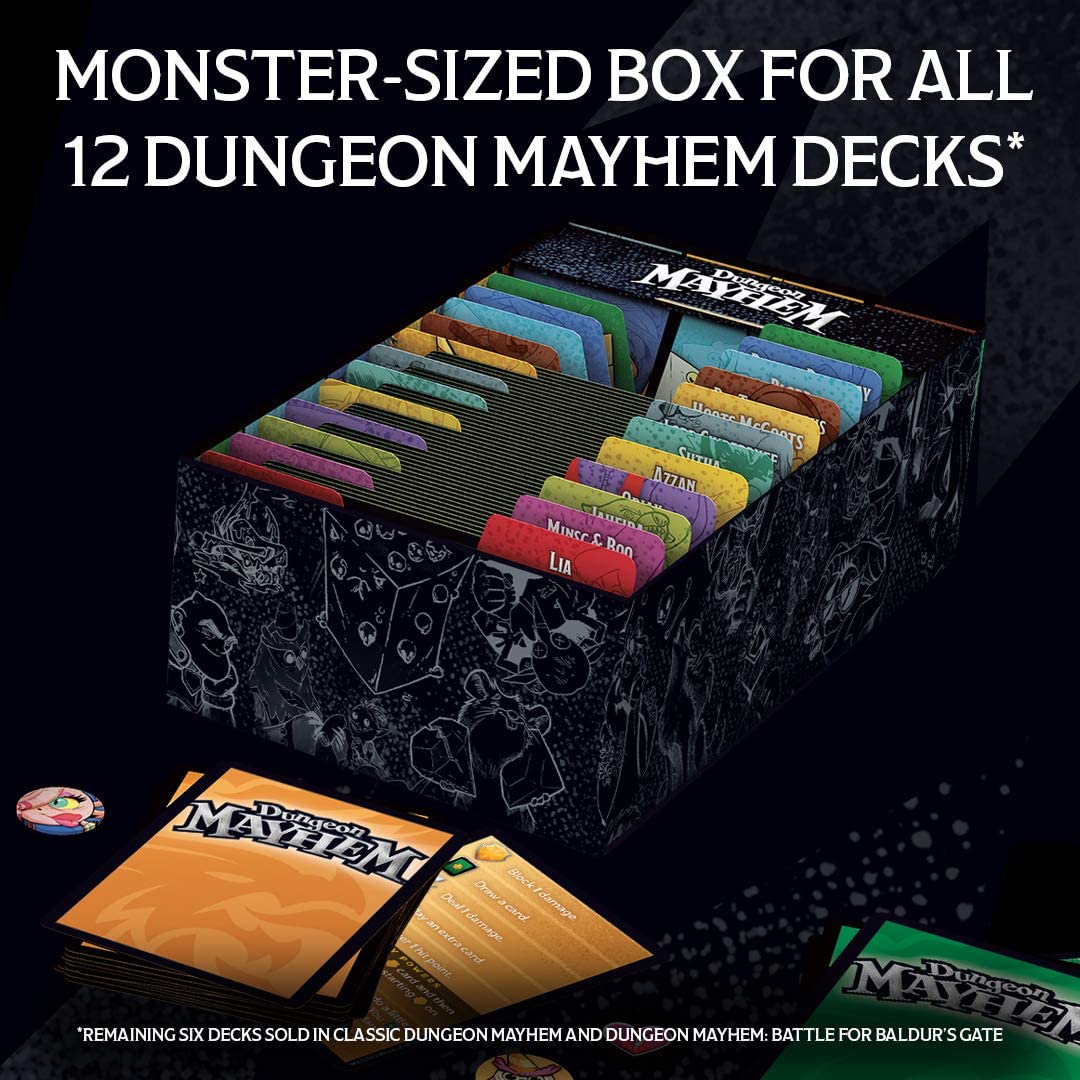 D&D Dungeons & Dragons Dungeon Mayhem Monster Madness Deluxe Expansion Pack