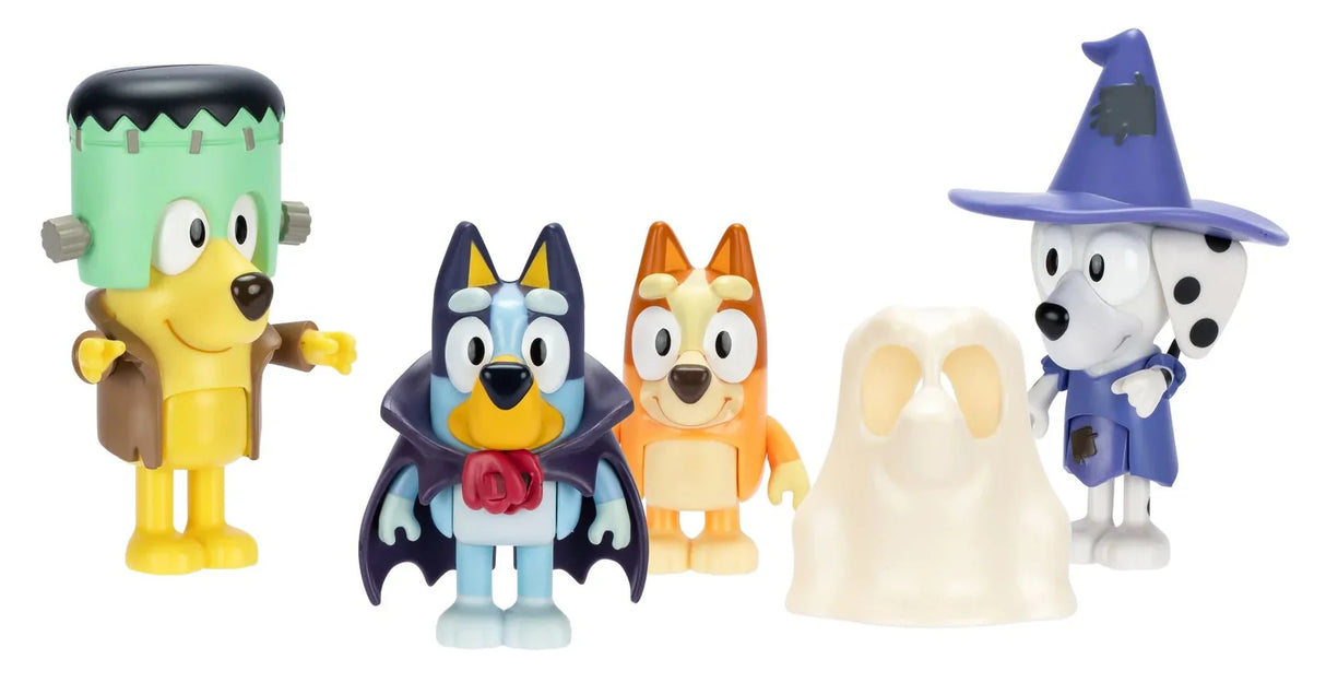 Bluey Figure 4 Pack - Halloween