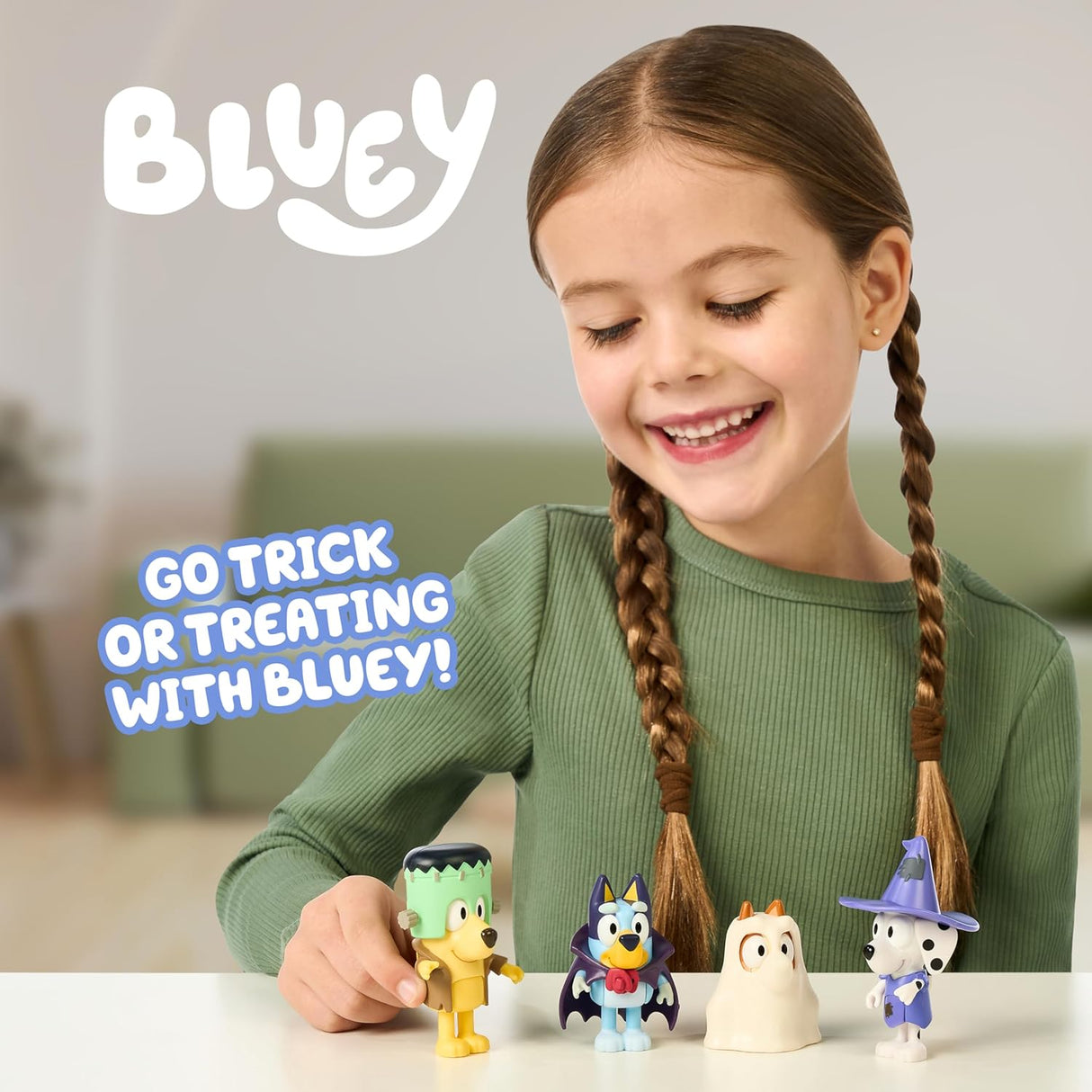 Bluey Figure 4 Pack - Halloween