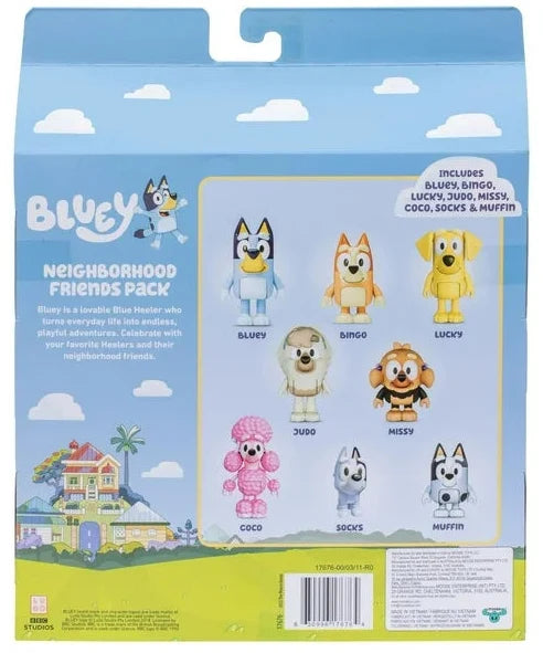 Bluey Neighbourhood Friends 8 Pack