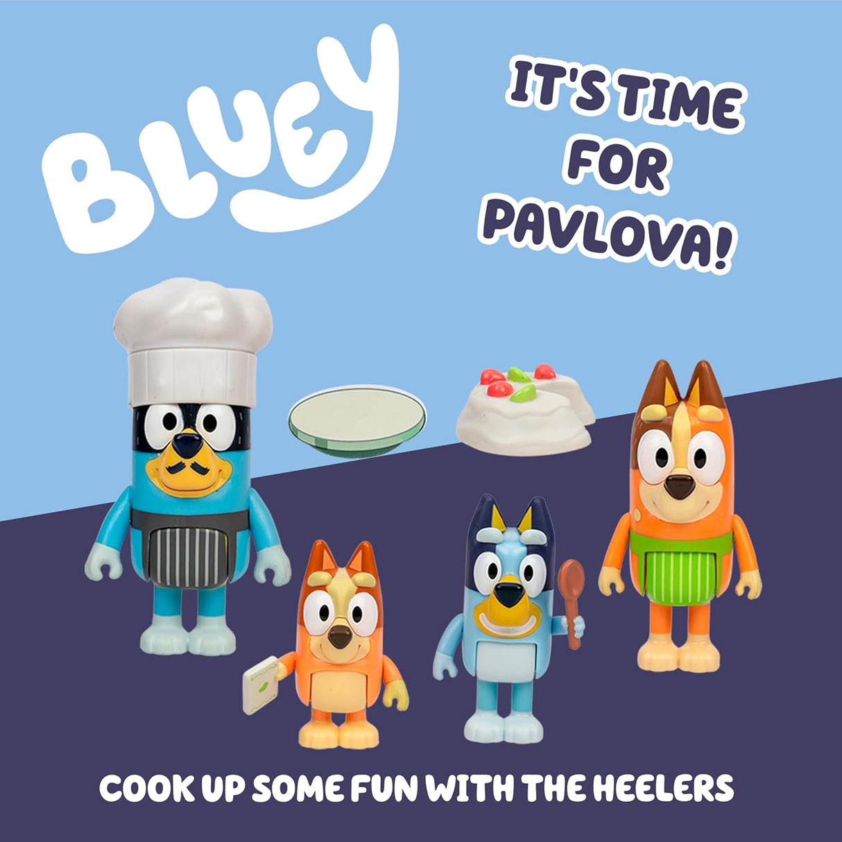 Bluey Figure 4 Pack - Pavlova