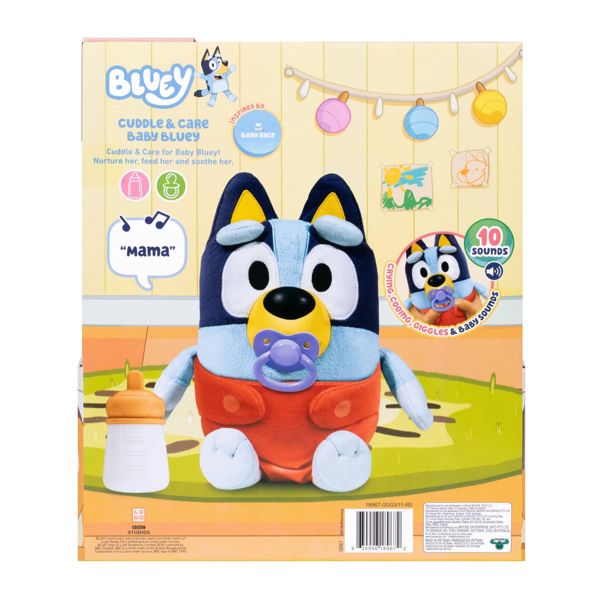 Bluey Cuddle & Care Baby Bluey