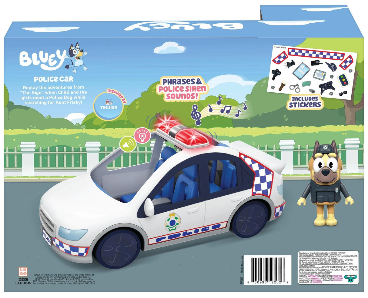 Bluey Police Car