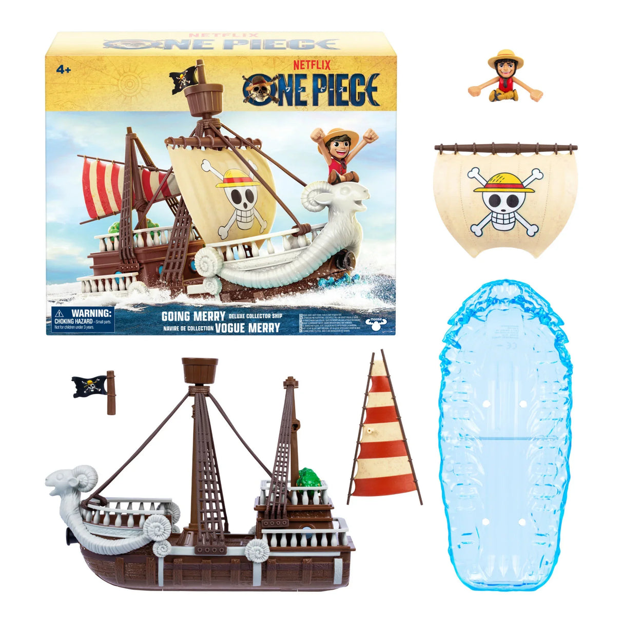 One Piece: Going Merry Crew Playset