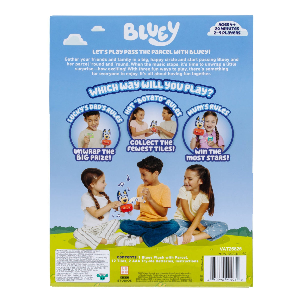 Bluey Pass The Parcel - Musical Game