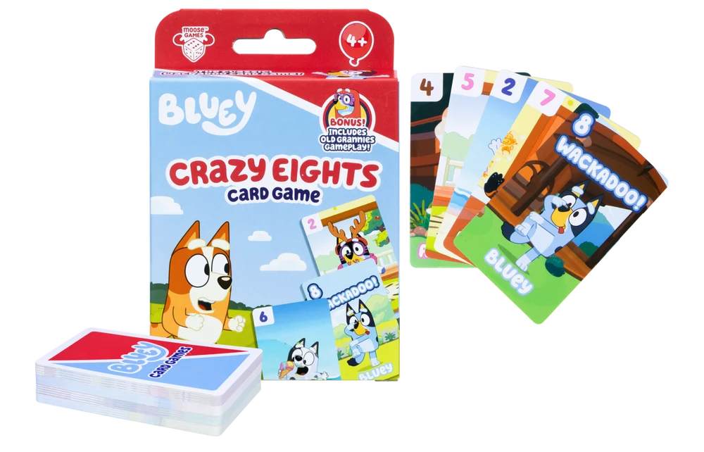 Bluey: Crazy 8's Card Game