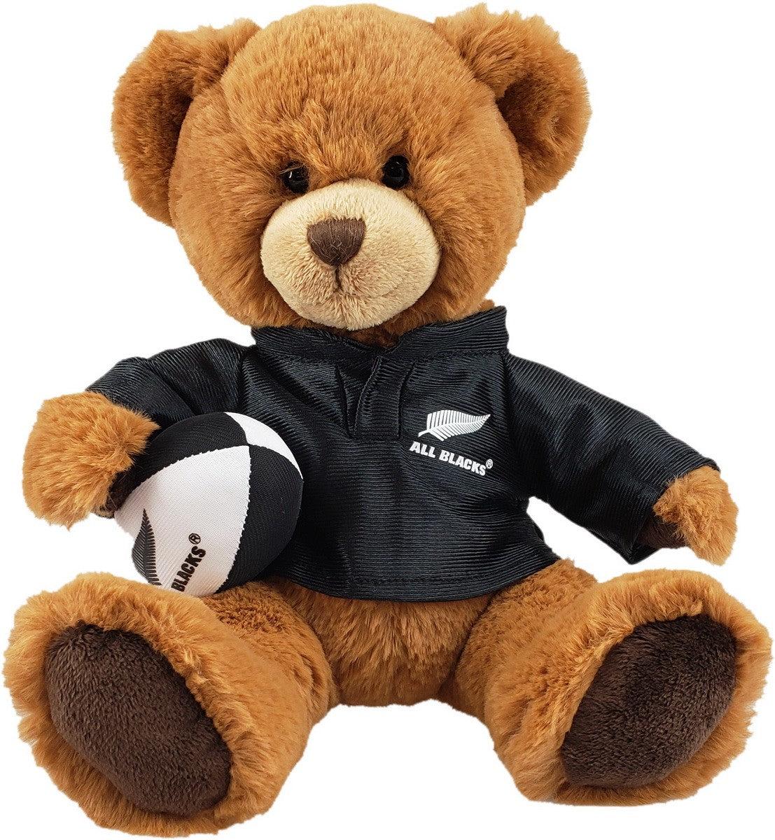 All Blacks: Player Bear with Rugby Ball 25cm