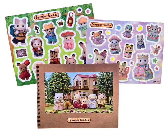 Sylvanian Families Colouring Book and Stickers