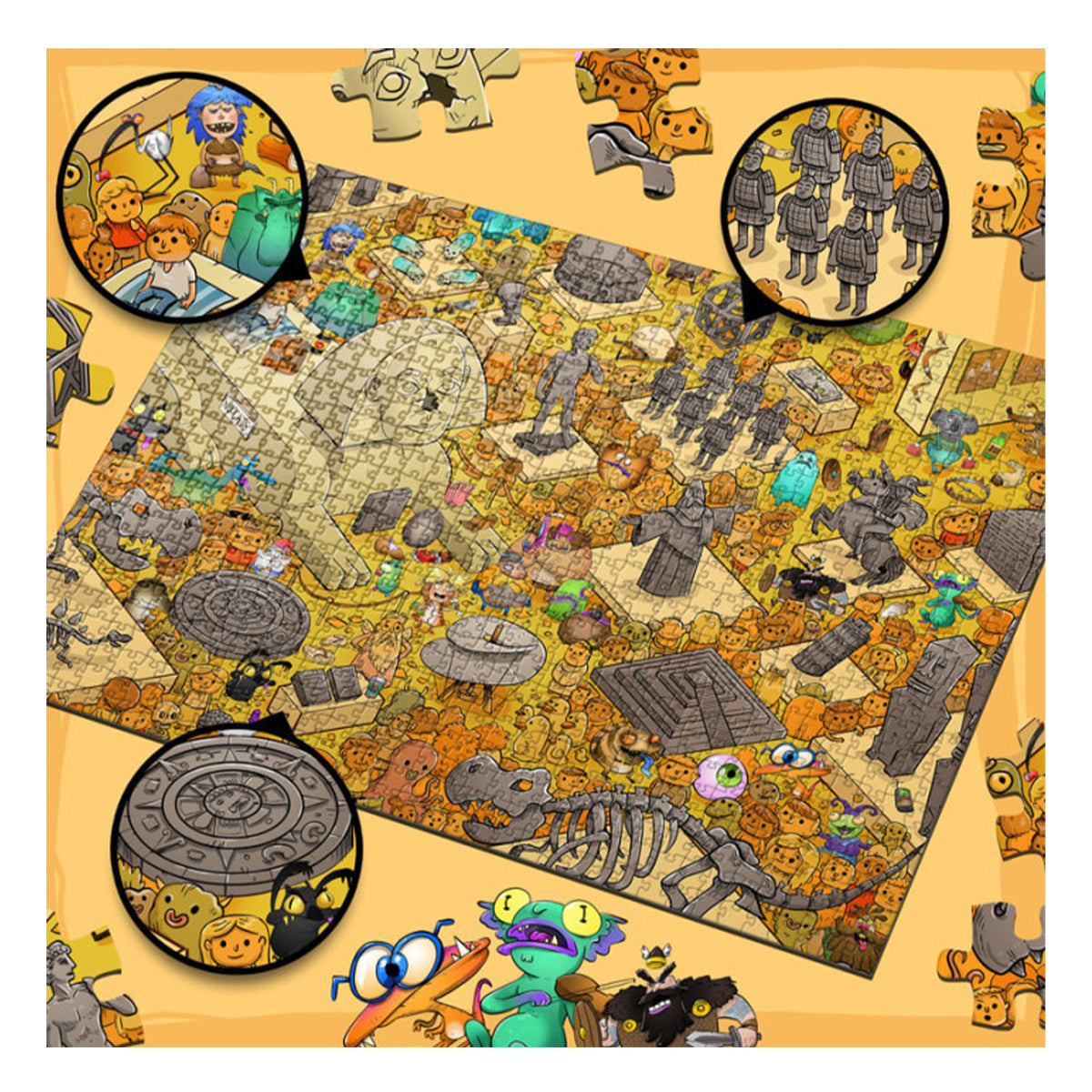 Vizzles Mysterious Museum 1000pc Jigsaw Puzzle