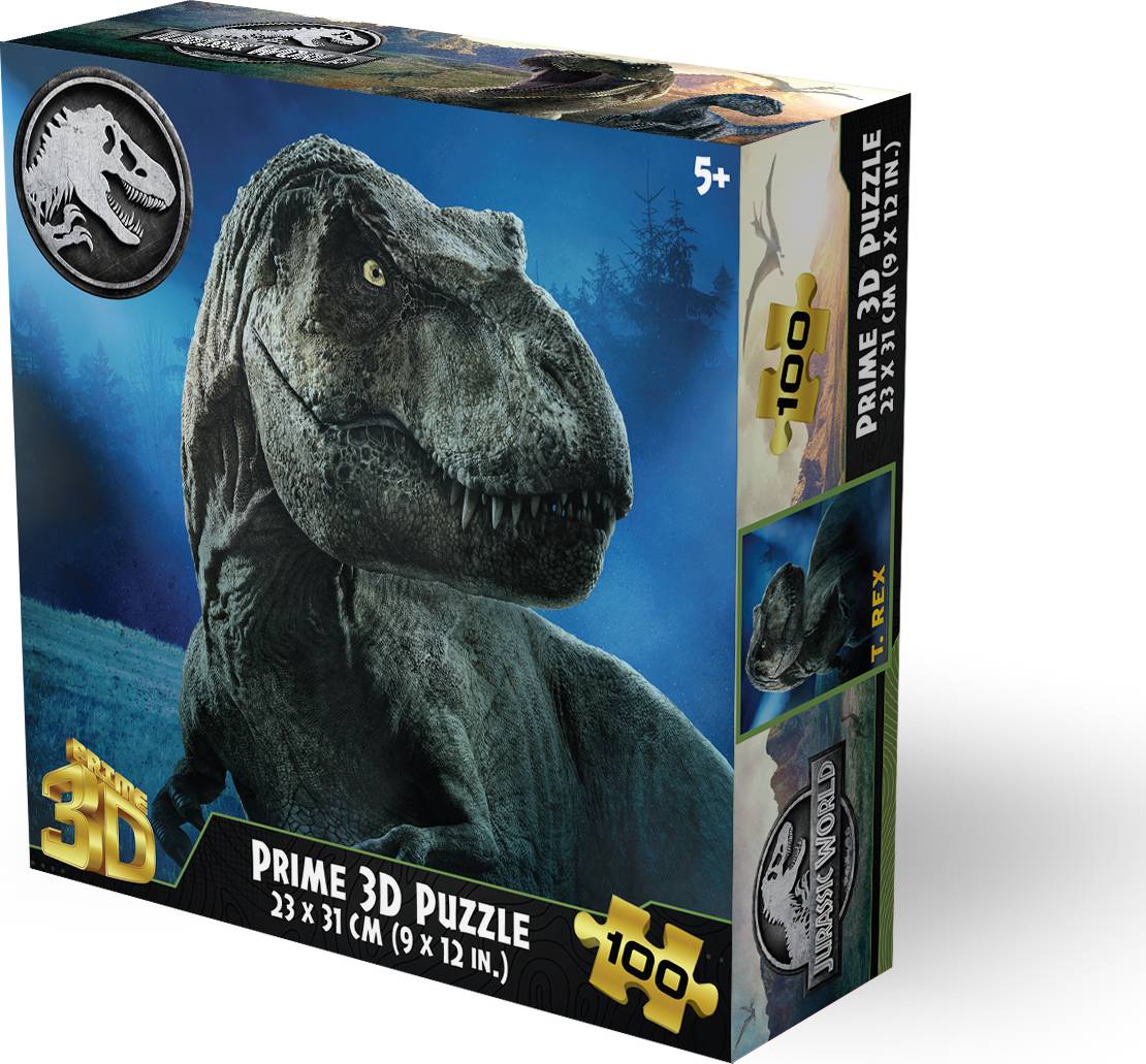 Prime 3D: 100pc 3D Puzzle - Universal Jurassic World - T-Rex