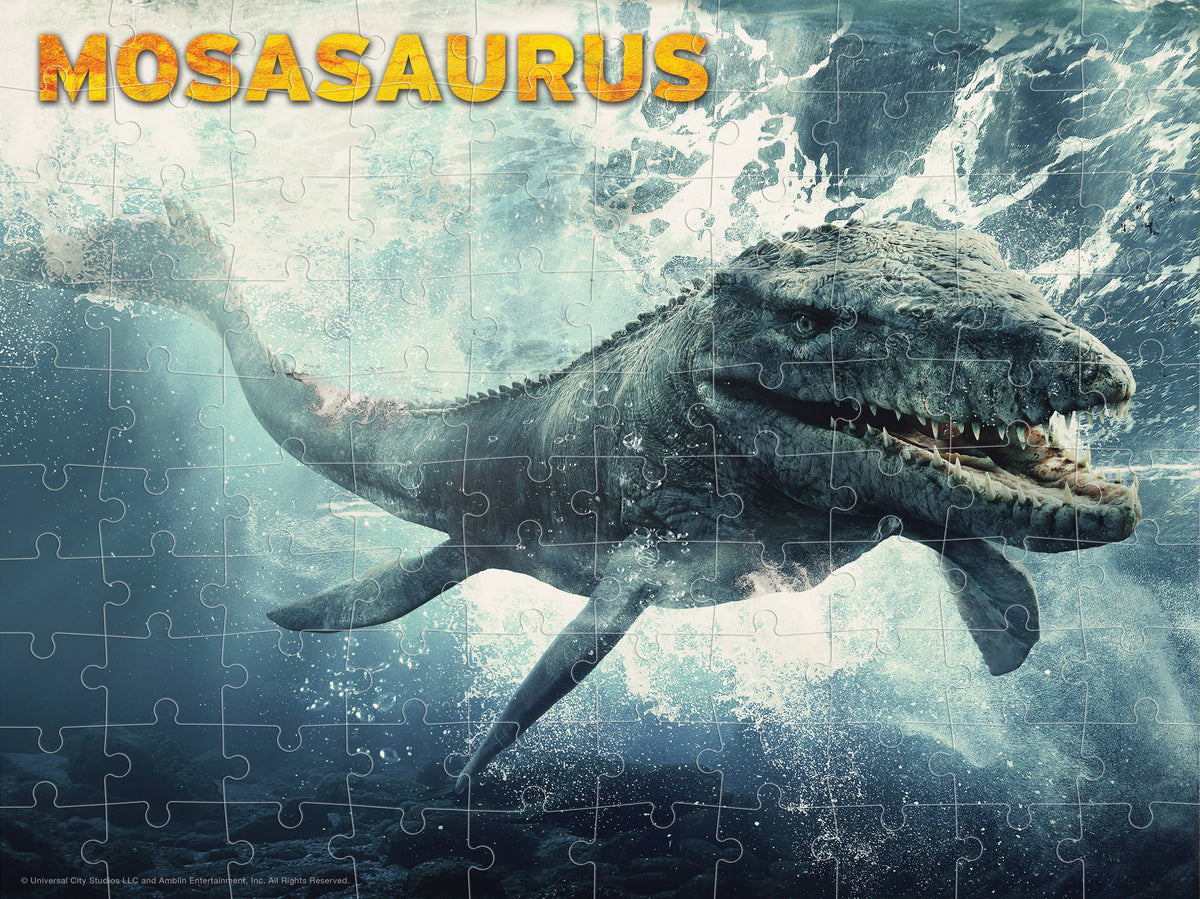 Prime 3D: 100pc 3D Puzzle - Universal Jurassic World - Mesasaurus