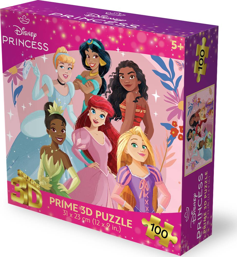 Prime 3D: 100pc 3D Puzzle - Disney Princesses