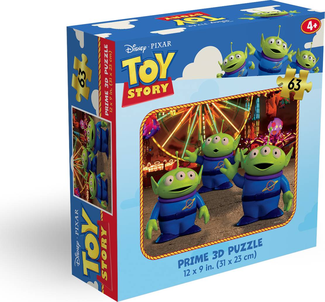 Prime 3D: 100pc 3D Puzzle - Disney Toy Story - Aliens