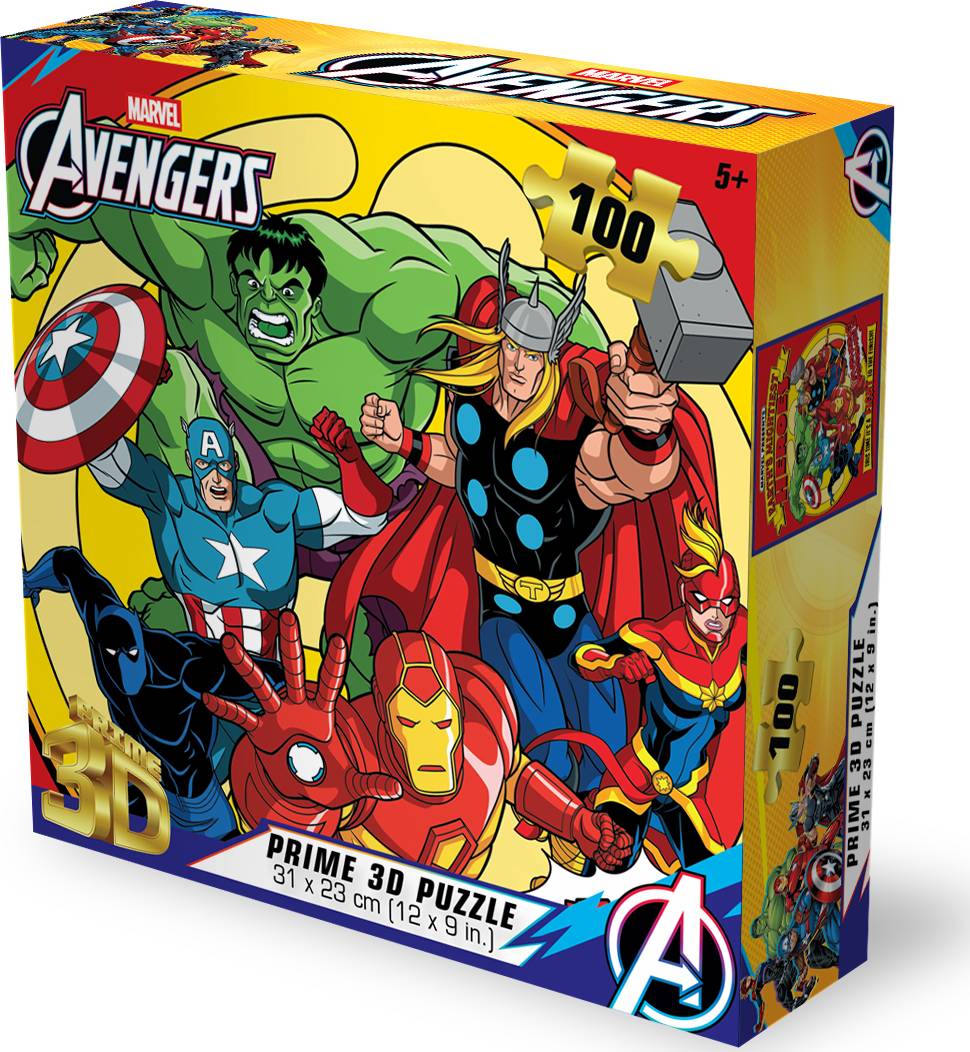 Prime 3D: 100pc 3D Puzzle - Marvel Avengers