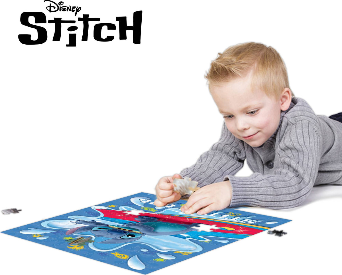 Prime 3D: 100pc 3D Puzzle - Disney Stitch - Surfboard