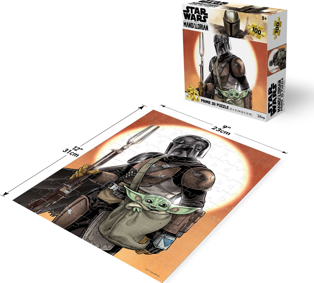 Prime 3D: 100pc 3D Puzzle - George Lucas The Mandalorian