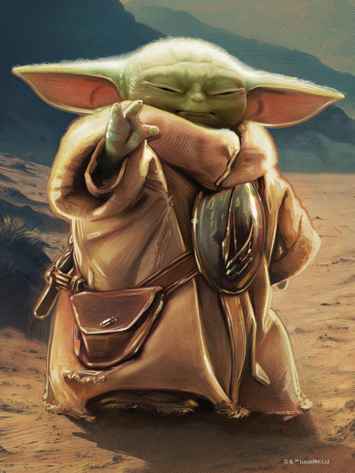 Prime 3D: 100pc 3D Puzzle - George Lucas The Mandorian & Grogu Movie