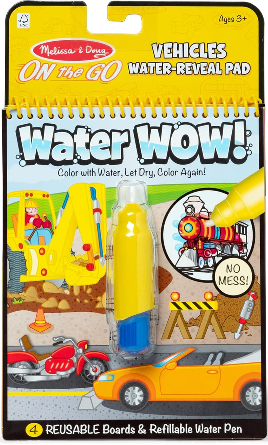 Melissa & Doug: On The Go: Water WOW!: Vehicles