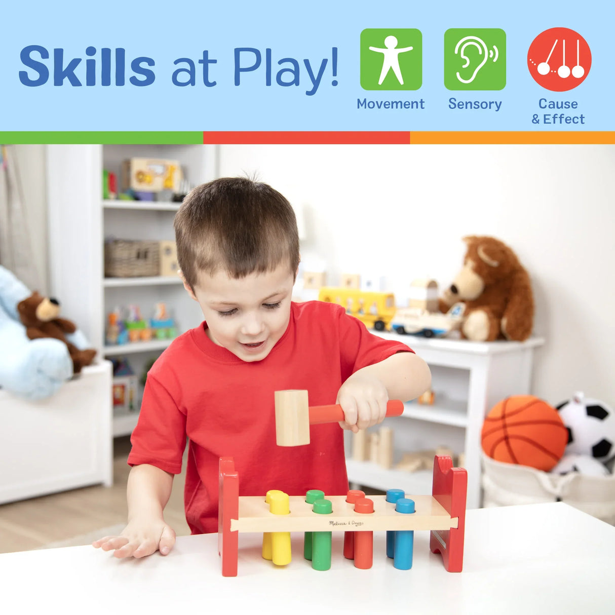Melissa & Doug: Deluxe Pound-a-Peg