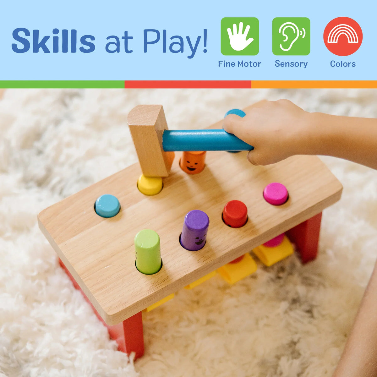 Melissa & Doug: Deluxe Pound-a-Peg