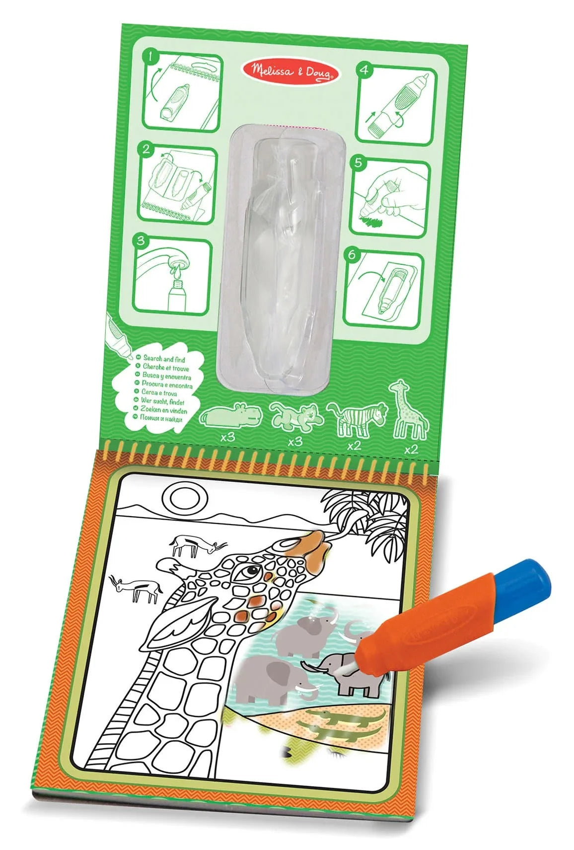 Melissa & Doug: On The Go: Water WOW!: Safari