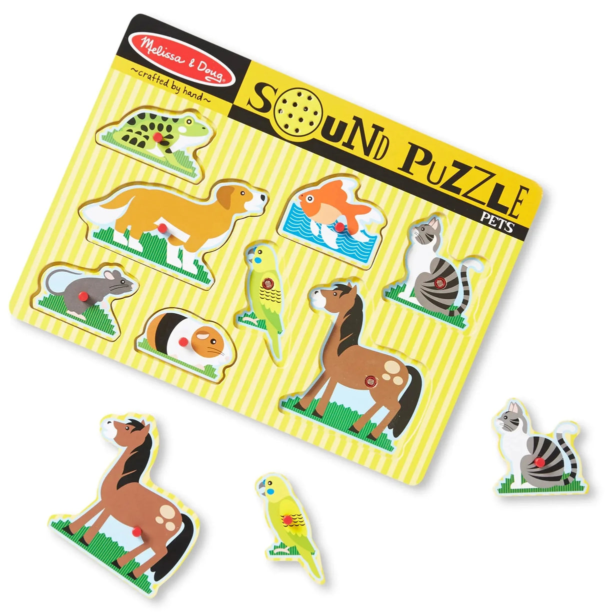 Melissa & Doug: Pets Sound Puzzle 8 Pieces