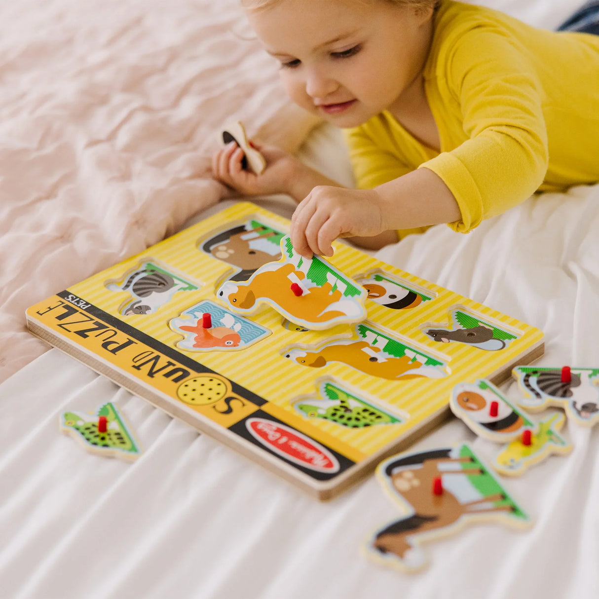 Melissa & Doug: Pets Sound Puzzle 8 Pieces