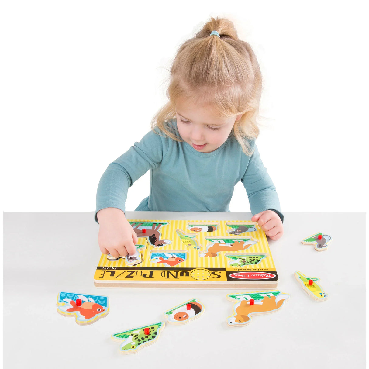 Melissa & Doug: Pets Sound Puzzle 8 Pieces