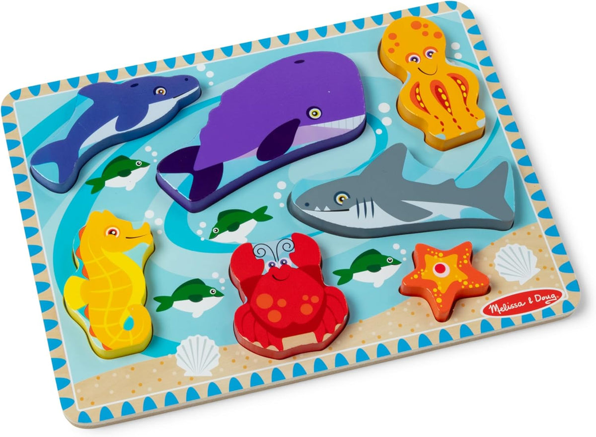 Melissa & Doug - Sea Life Chunky Puzzle