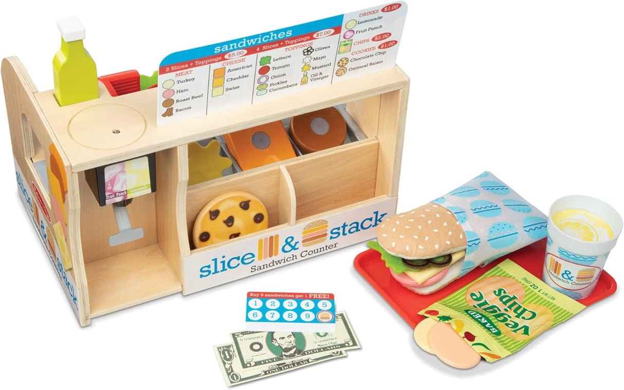 Melissa & Doug: Slice & Stack Sandwich Counter