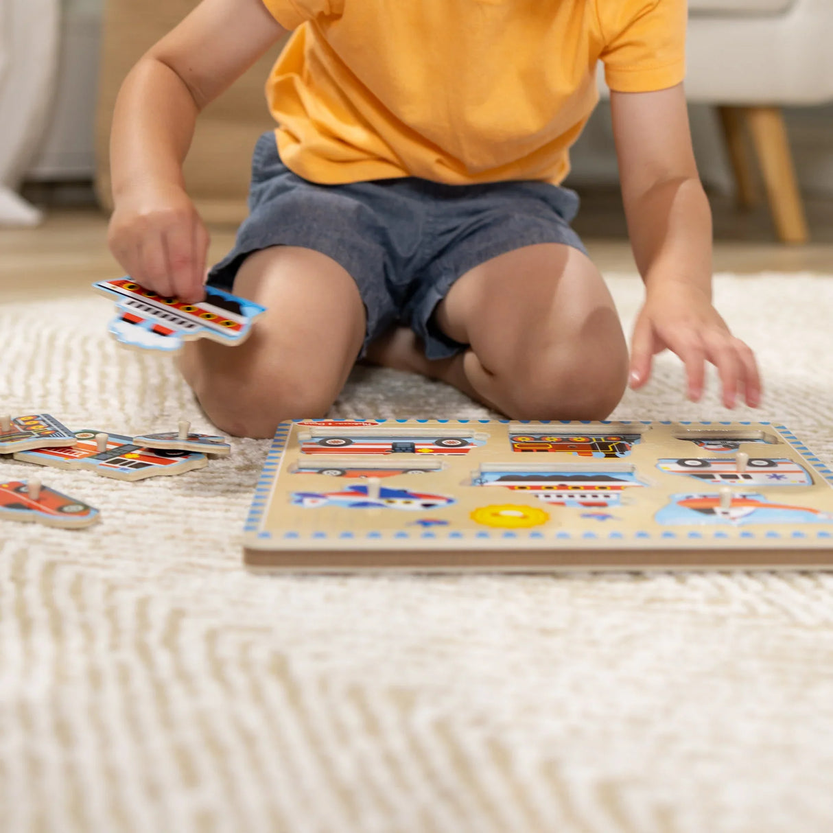 Melissa & Doug: Vehicles Sound Puzzle 8 Pieces