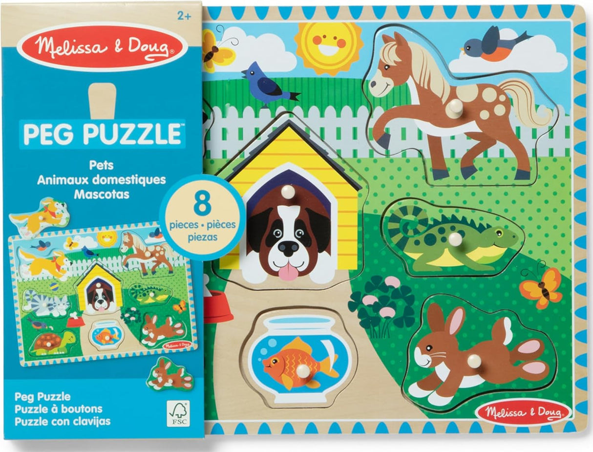 Melissa & Doug: Pets Peg Puzzle