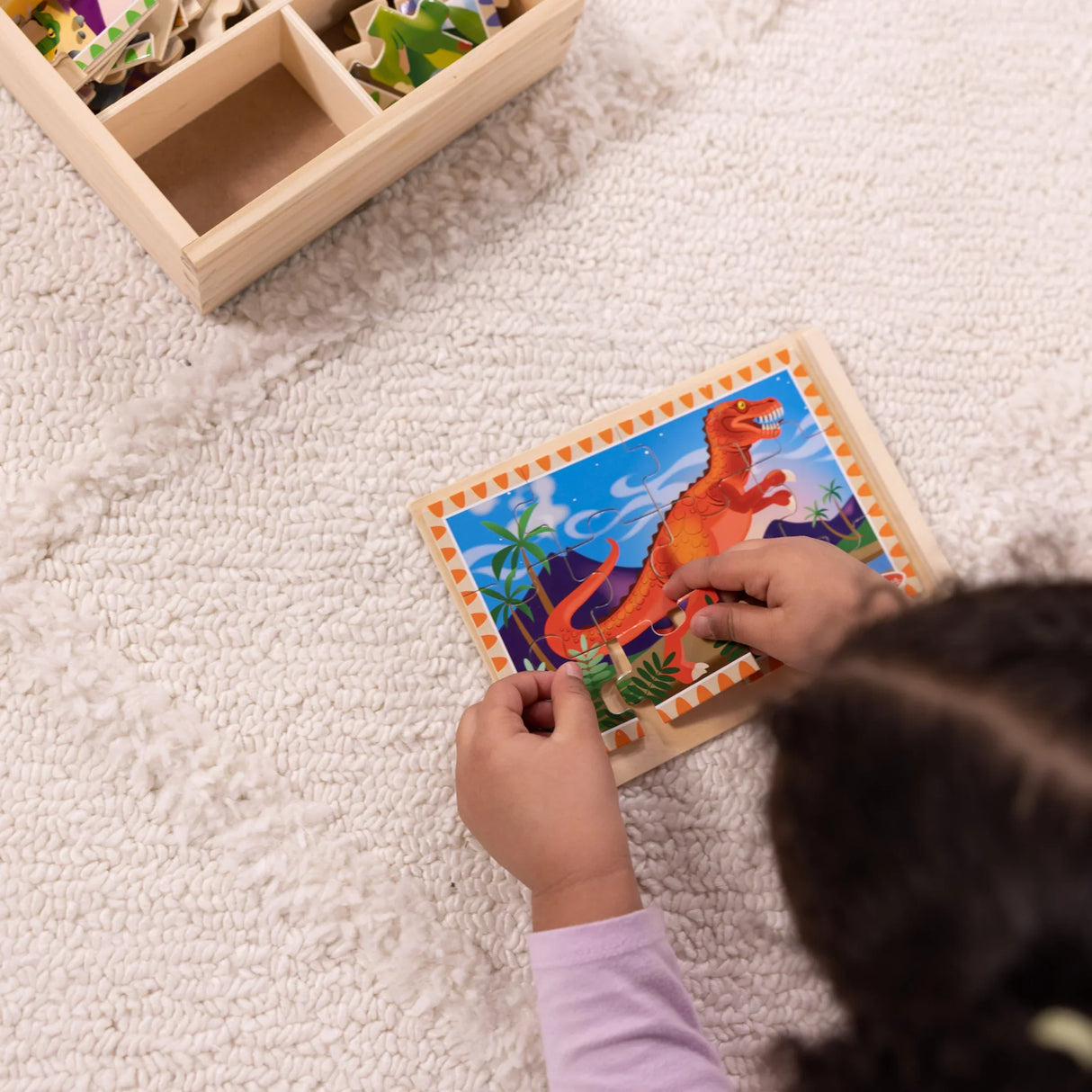 Melissa & Doug: Dinosaurs Puzzles in a Box