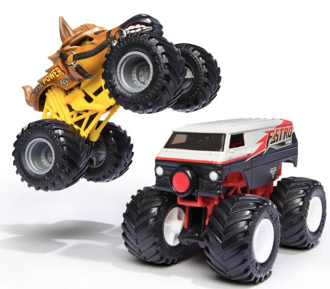 Monster Jam 1:64 Scale - Horse Power vs. Fastro Van