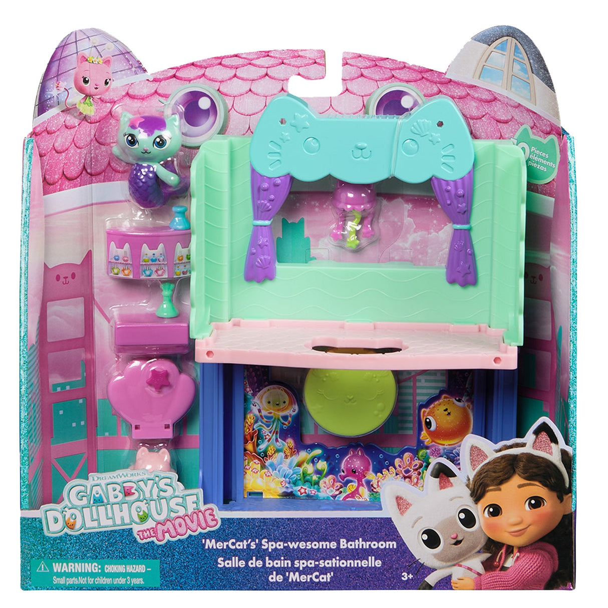 Gabby's Dollhouse: Movie Playroom - MerCat's Bathroom