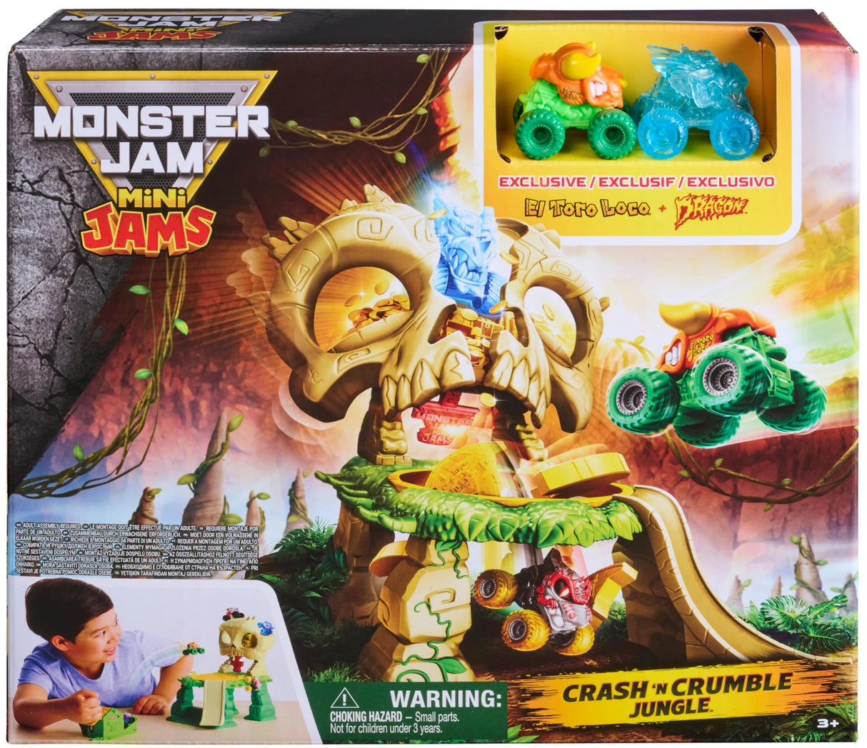Monster Jam Mini Jams - Crash 'n' Crumble Jungle