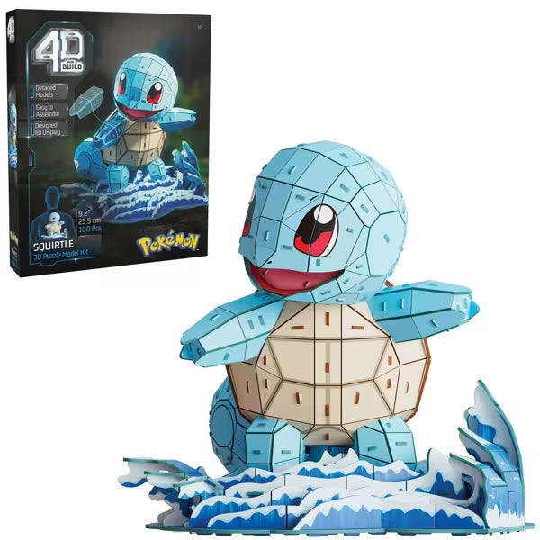4D Build: Pokemon - Squirtle 3D Model Kit