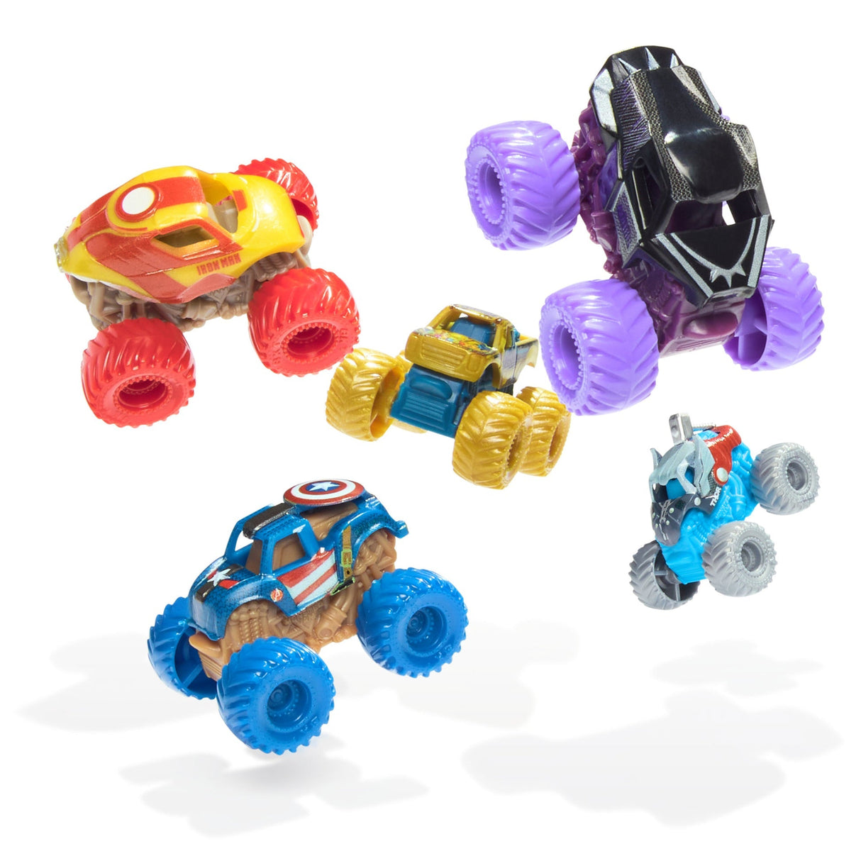 Monster Jam Minis Marvel - 5 Pack