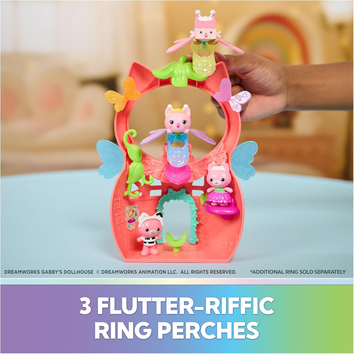 Gabby's Dollhouse: Fairylandia - Kitty Fairy's Flutter-riffic Playset