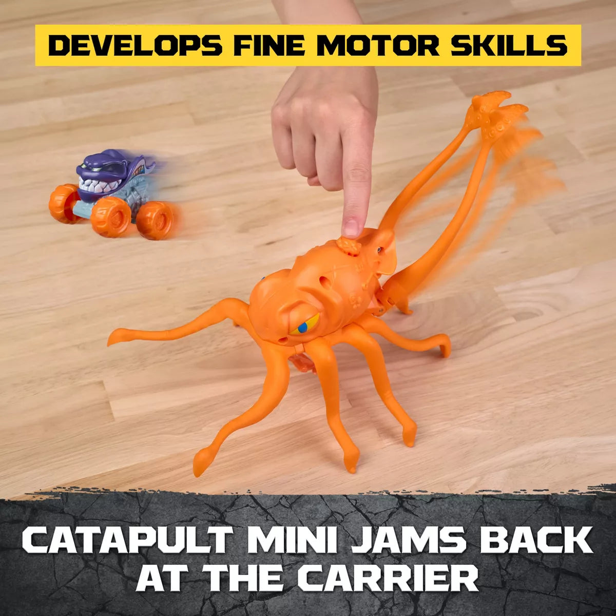 Monster Jam: Mini Jams Megalodon Squid Takedown Playset