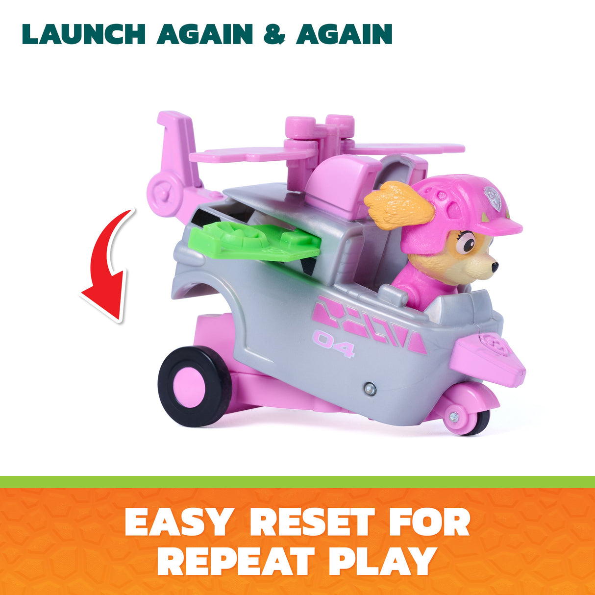 Paw Patrol: The Dino Movie - Jump Shift Racers Skye