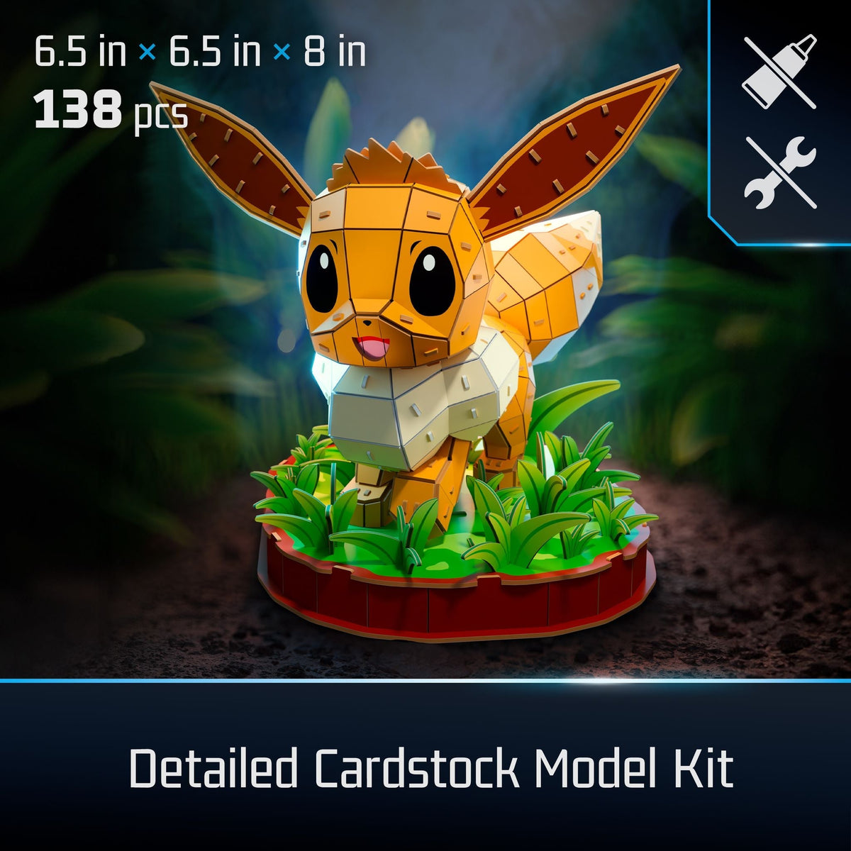 4D Build: Pokémon - Eevee 3D Model Kit