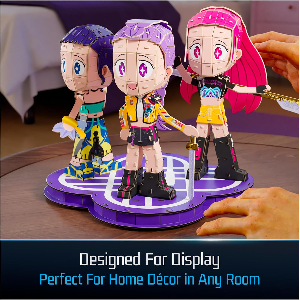 4D Build: K-Pop Demon Hunters - HUNTR/X Chibi 3D Puzzle