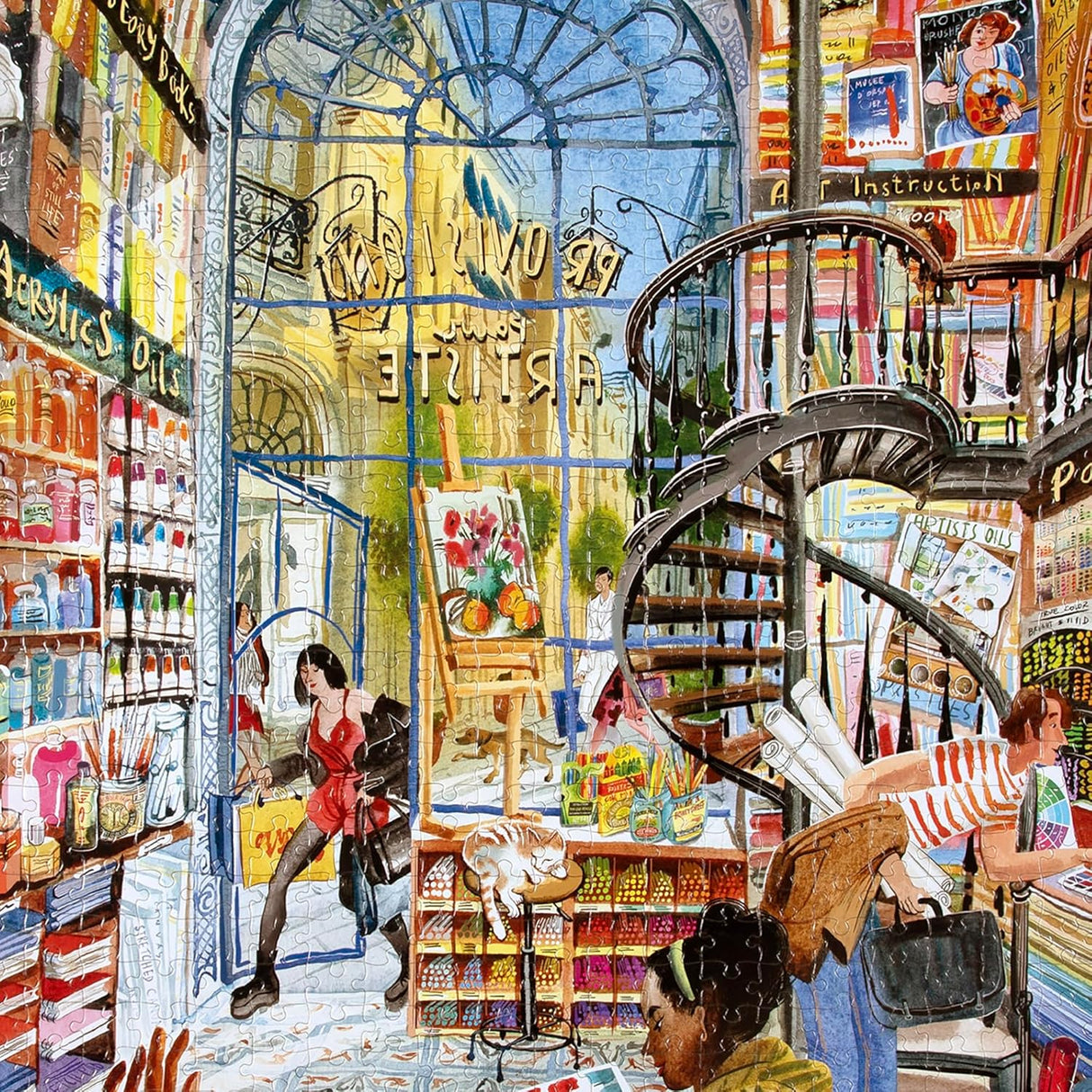 eeBoo: 1000pc Square Puzzle - Artist Provisions
